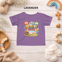 Image 8 of Baby T-Shirt - "God's Little Miracles" Cute Religious Baby Tee with Hot Air Balloon Animals