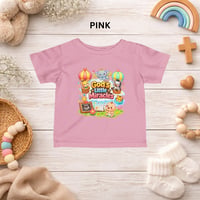 Image 9 of Baby T-Shirt - "God's Little Miracles" Cute Religious Baby Tee with Hot Air Balloon Animals
