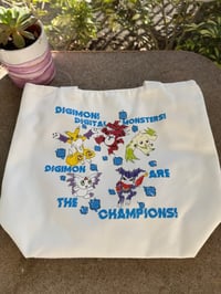 Image 3 of Anime Tote Bag with Magnet clasp