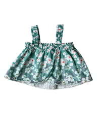 Image 4 of Joie Blue Floral Bloomer Set-3-6m