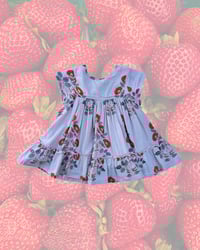 Image 1 of Pink Chicken Floral Dress-6-12m