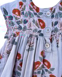 Image 4 of Pink Chicken Floral Dress-6-12m