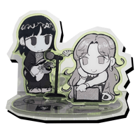 green yuri standee