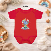 Image 7 of Faith Cross with Rainbow & Bible Newborn Onesie - Infant Bodysuit