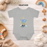 Image 10 of Faith Cross with Rainbow & Bible Newborn Onesie - Infant Bodysuit