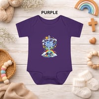 Image 13 of Faith Cross with Rainbow & Bible Newborn Onesie - Infant Bodysuit