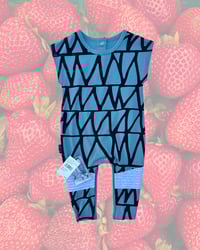 Image 1 of NWT Tiny Tribe Australia Geometric Romper-12m