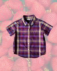 Image 1 of Janie and Jack Plaid Button Up-12-18m