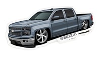 Silverado Sticker w/ IG