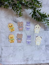 Image 1 of Blackpink stickers jennie rose lisa jisoo gomdeuki sooya rosie ppeu plush characters
