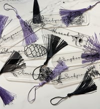 Image 1 of BTS birth flower bookmark