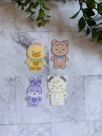 Image 3 of Blackpink stickers jennie rose lisa jisoo gomdeuki sooya rosie ppeu plush characters