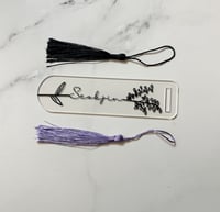 Image 3 of BTS birth flower bookmark