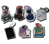 Image 2 of indie game acrylic charms