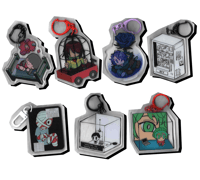 Image 1 of indie game acrylic charms
