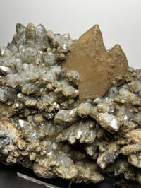 Image 3 of Quartz, Limonite, Chlorite, Hematite & UV Calcite Statement Cluster | Daye China #2861 