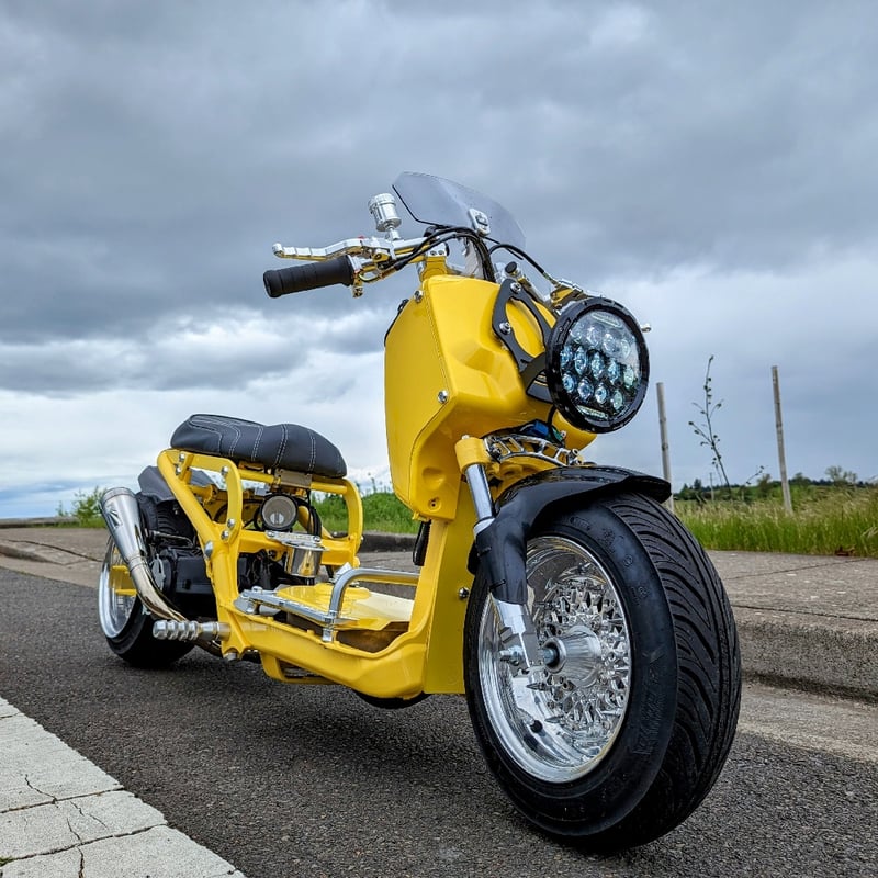 R1 Rear Fender Kit For Honda Ruckus GY6 | Reckless Customs