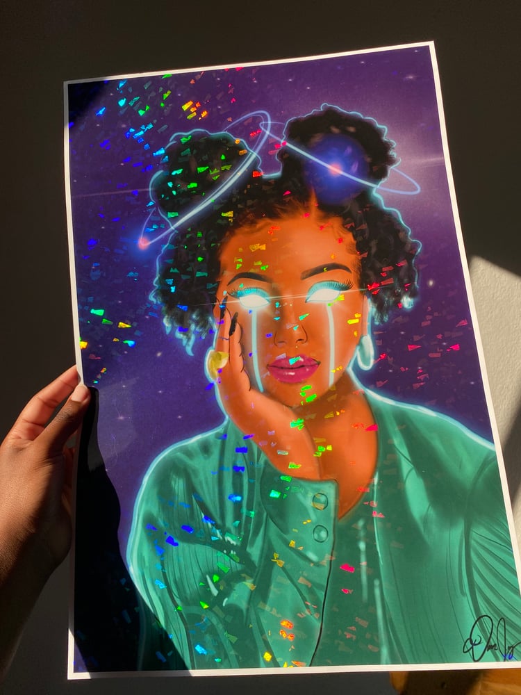 Image of Ultraviolet-Holographic Print