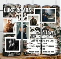 Luke combs design 6 20oz tumbler