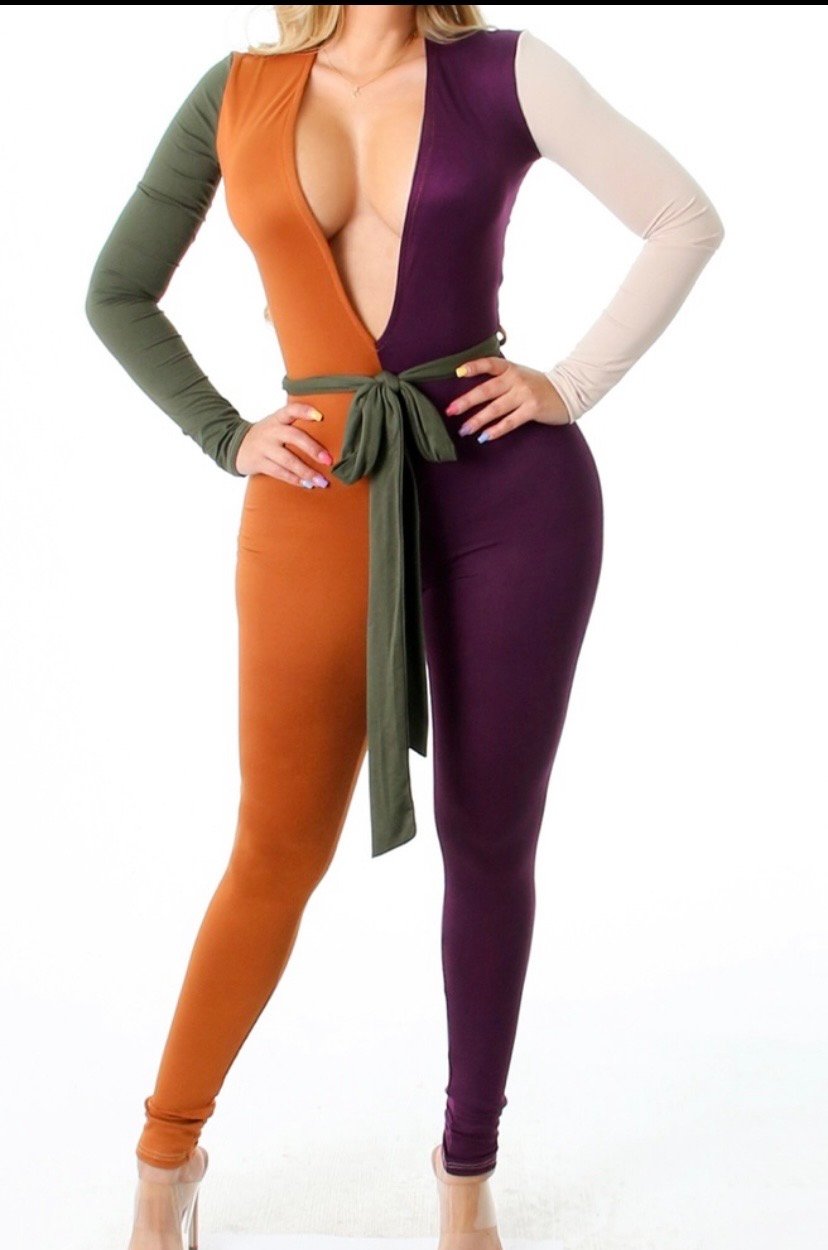Image of Sexy two tone (jumpsuit)