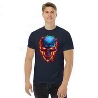 Image 5 of Flame skull Unisex classic tee