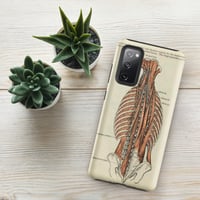 Image 13 of Antique Anatomical Drawing Spine Musculature Tough case for Samsung®