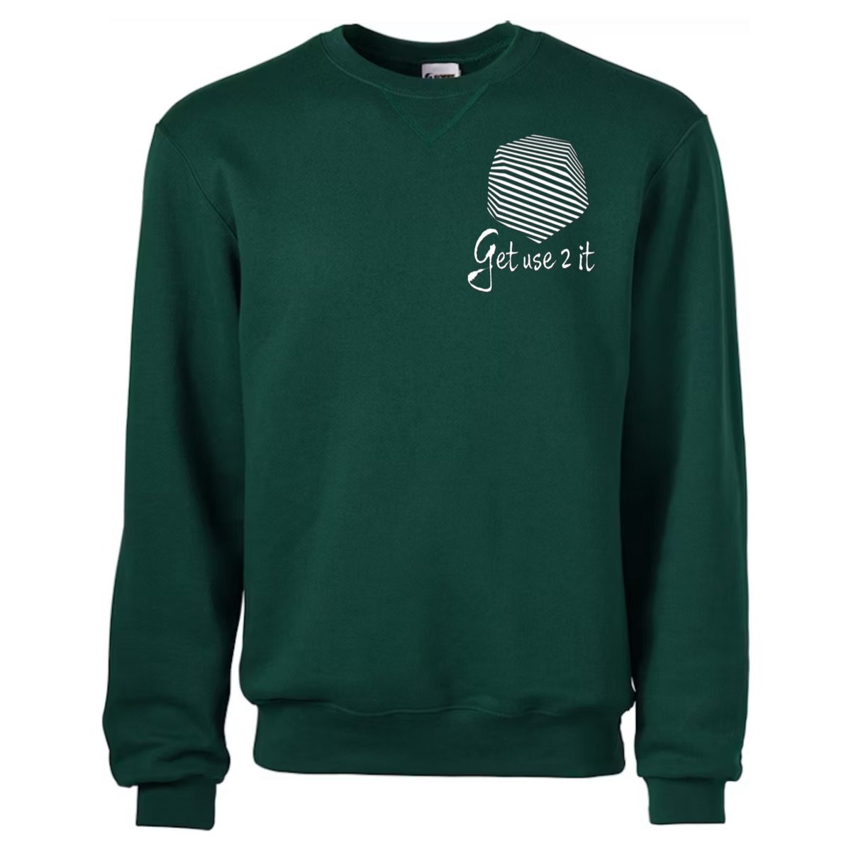 Image of Get Use 2 It Crewneck Green