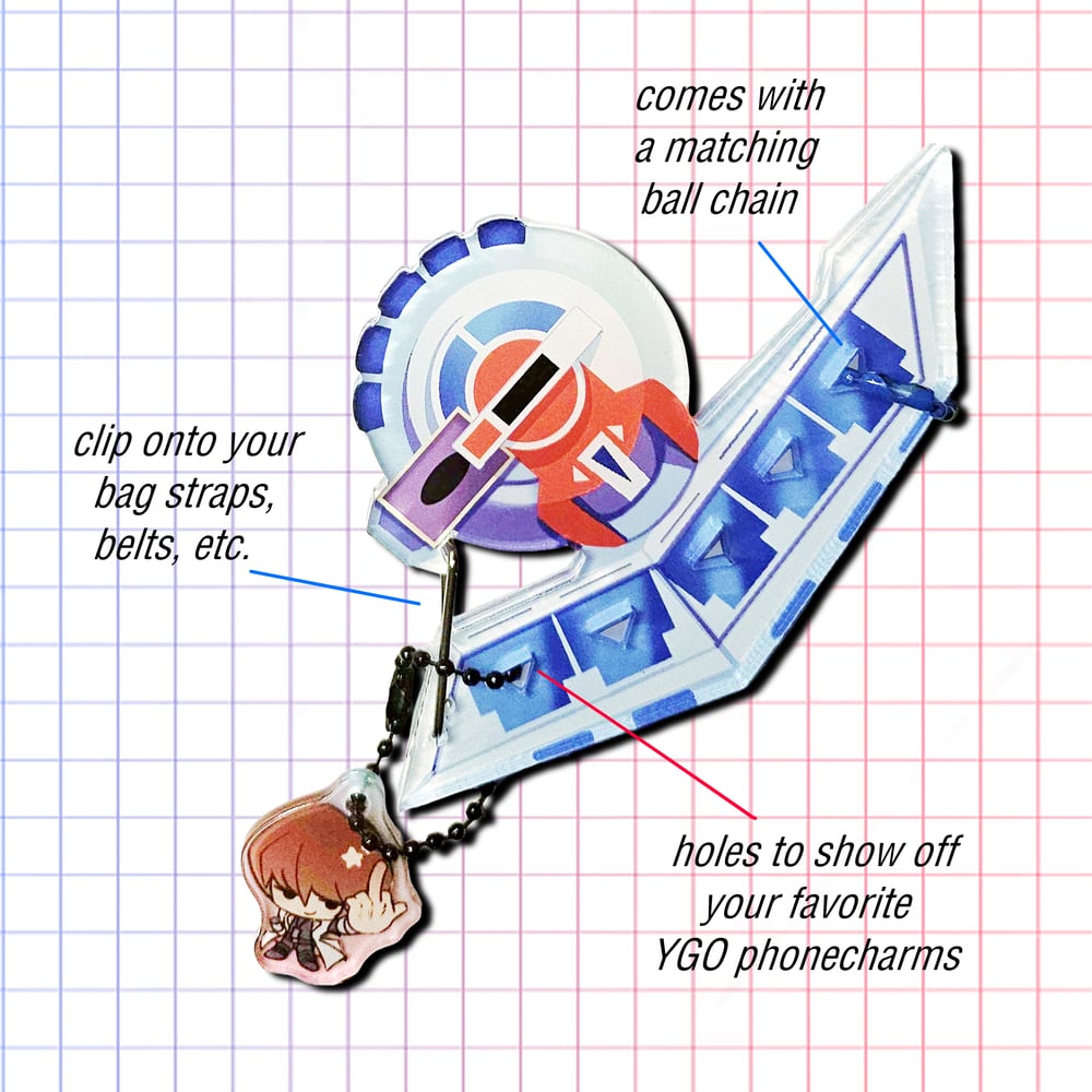 YGO Duel Disk Carabiner Keychains