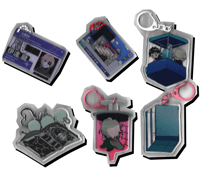 Image 2 of video game acrylic charm