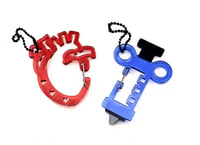 heart and syringe carabiners
