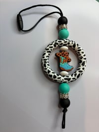 Cowboy Boots Car Charm 