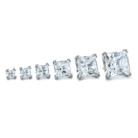 Image 1 of 'Titanium Princess Cut Gem' by NeoMetal 