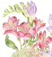 Image 2 of Mixed Floral Bouquet Card - NEW!