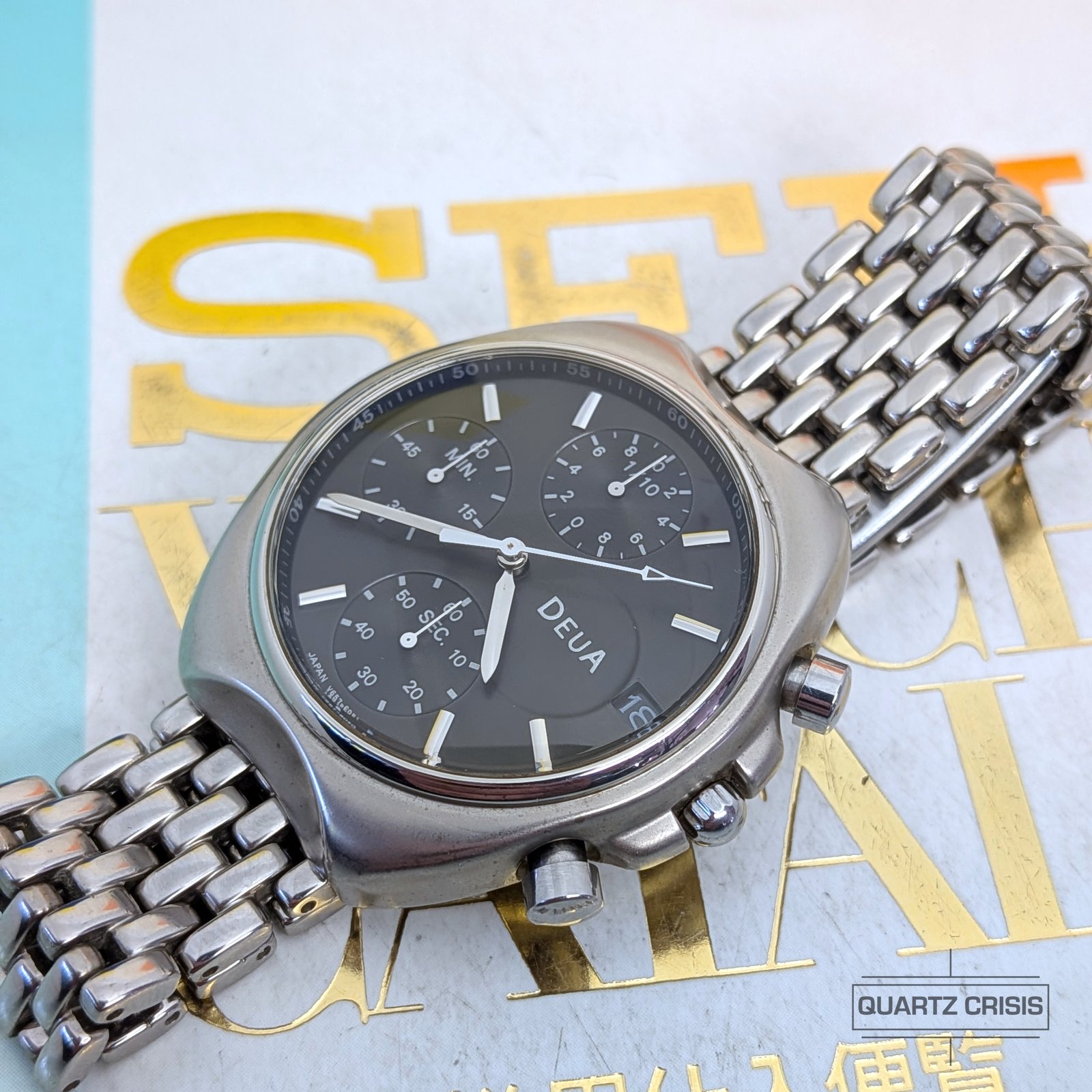 1996 Seiko/Alba 'Deua' Retro Quartz Chronograph (V657-6040