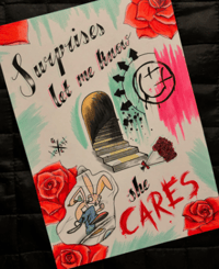 Blink 182 (blink-182) Inspired "Roses By The Stairs" 200gsm A4 Poster Print