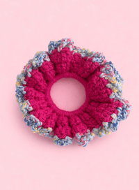 Moyen chouchou magenta/moiré