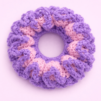 Image 1 of Gros chouchou rose/violet