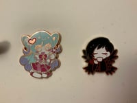 Image 1 of Queen of Hatred + Binah Enamel Pins (limited 15 stock only)
