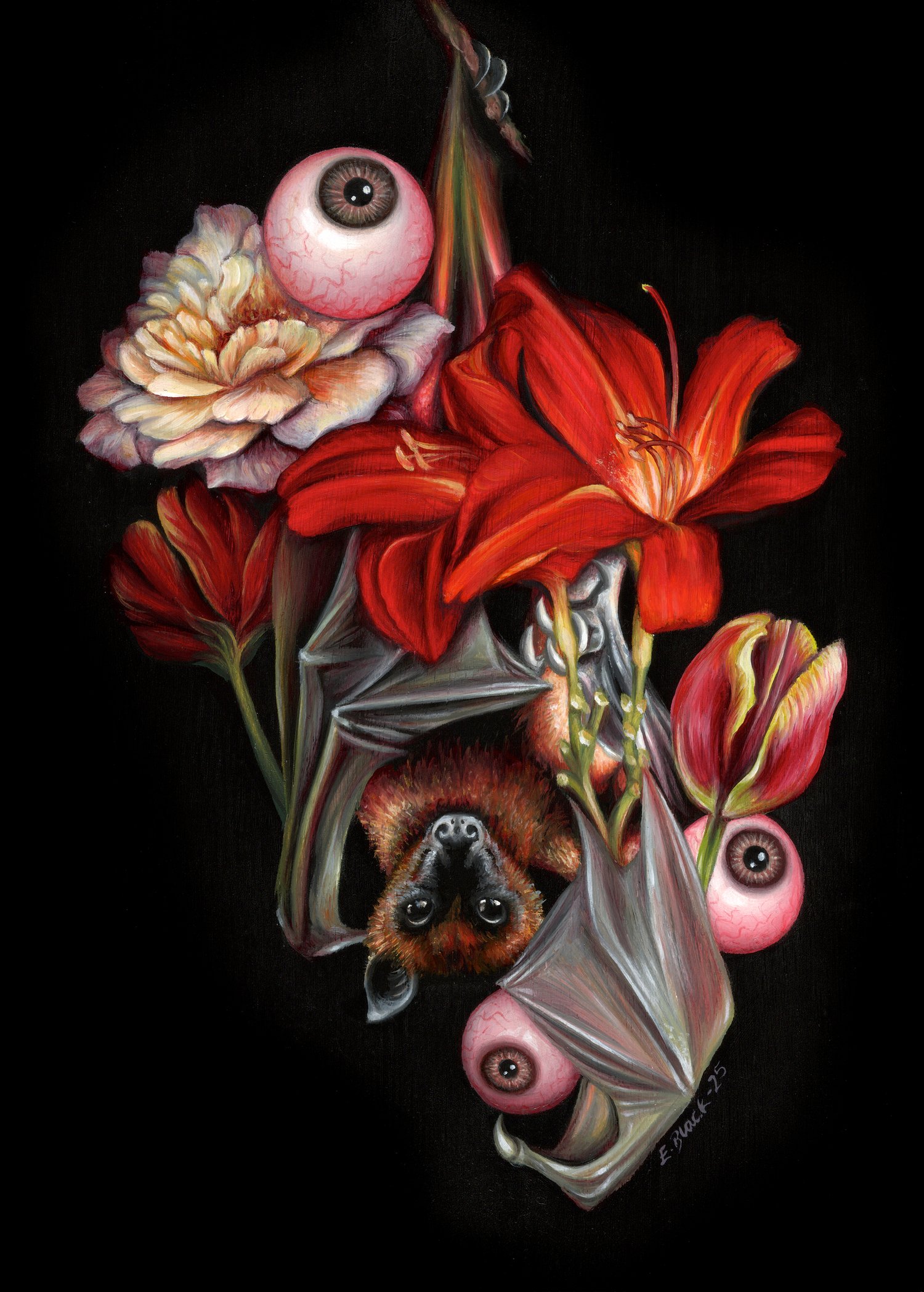 Image of 'The Sky Fell In' Original Framed Oil Painting