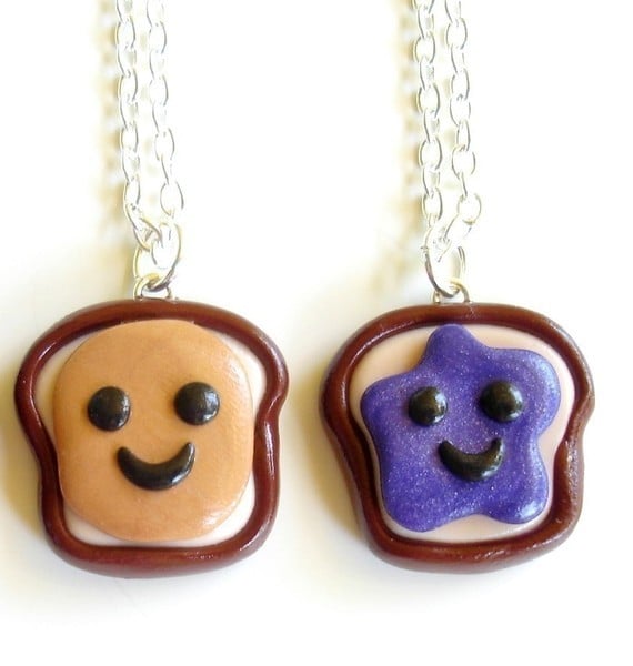 Peanut butter deals and jelly necklace