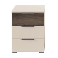 Image 3 of Bedroom Bundle (Gliderobe, Chest of Drawers, 2 x Bedsides) - Champagne & Dark Oak