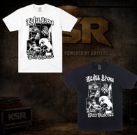 Image 1 of Kill You "Alive with Violence" logo tee  in Black & White