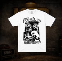Image 2 of Kill You "Alive with Violence" logo tee  in Black & White