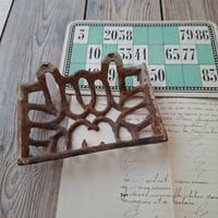 Image 1 of Rustic French 'Enamelled' Soap Dish