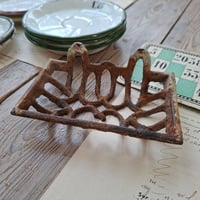 Image 2 of Rustic French 'Enamelled' Soap Dish