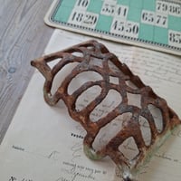 Image 3 of Rustic French 'Enamelled' Soap Dish