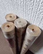 1980s Vintage Storey's Wallpaper Rolls - Floral Ditsy Mottled Neutral Geometric - (Set of 3+ Rolls) thumbnail 11