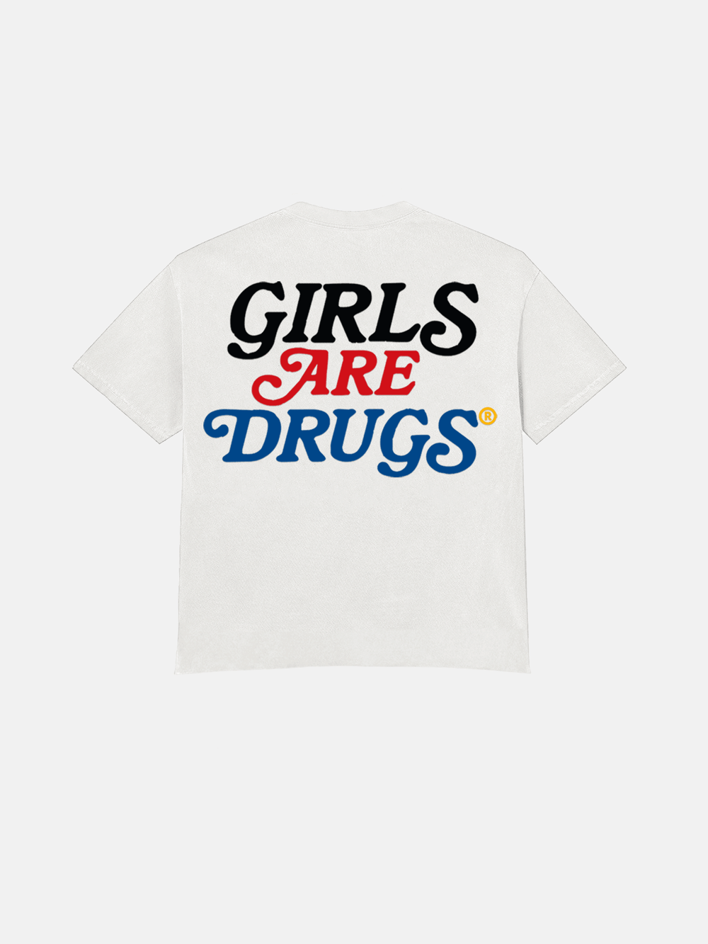 Image of GIRLS ARE DRUGS® UNION TEE  - WHITE