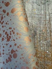 Image 4 of Hand marbled book-cloth - No.1 (SECOND) 