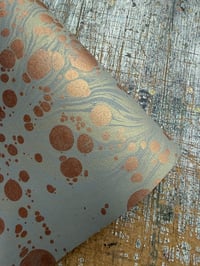 Image 5 of Hand marbled book-cloth - No.1 (SECOND) 